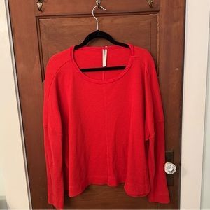 Oversized Waffle Pullover